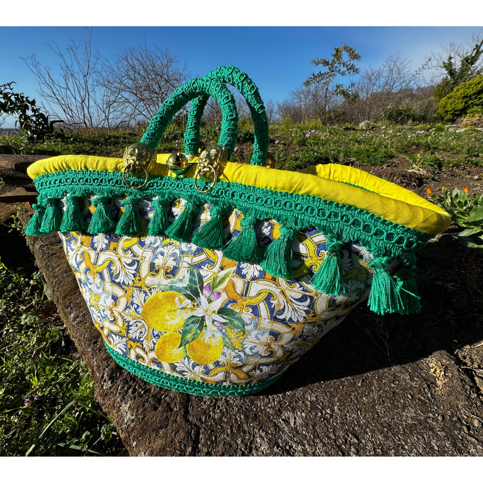 Lemon and mint basket