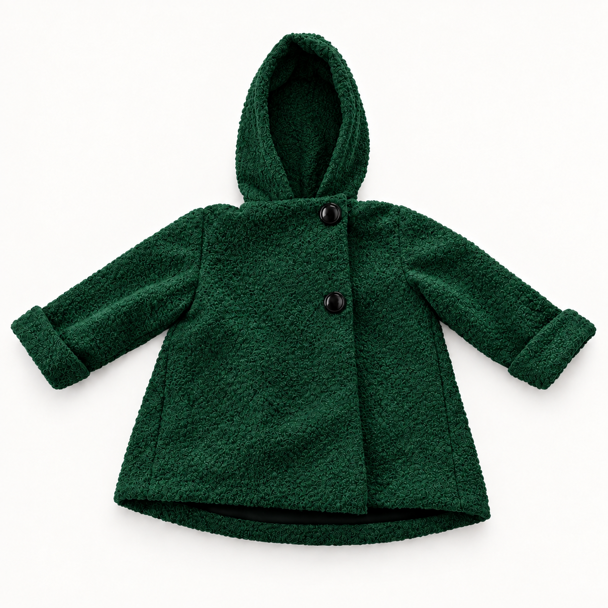 Cappottino Teddy in pura lana italiana bambina