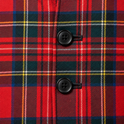 Gilet in tartan scozzese classico con papillon adulto