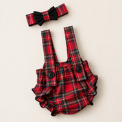 Scottish tartan romper