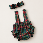 Scottish tartan romper