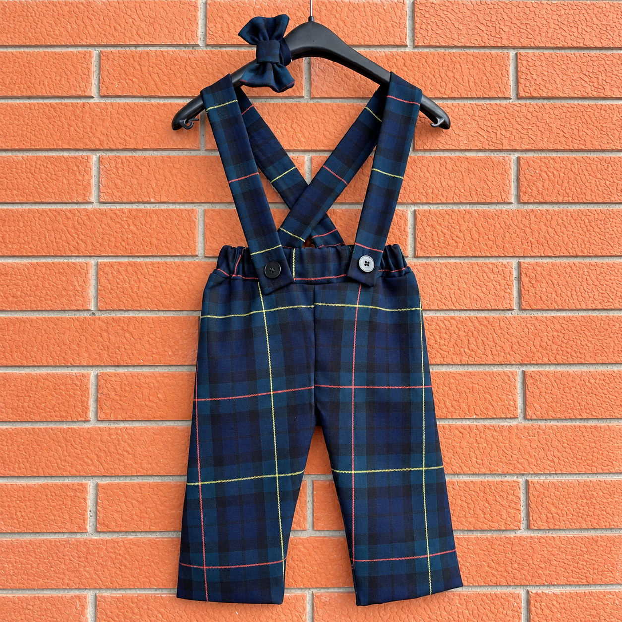 Pantaloneintartanscozzeseblueverdearighebambino.png