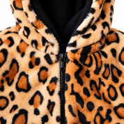 Little girl's fur coat with little ears