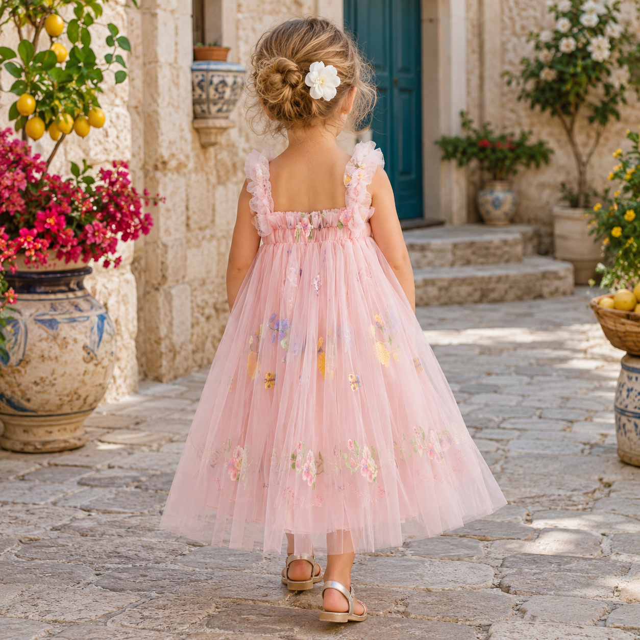 Cyclamen-colored dress