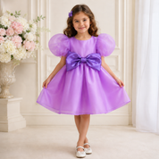 Vestitino in organza lilla