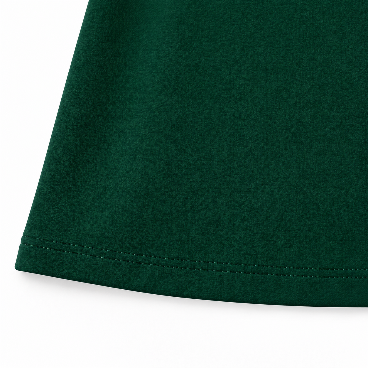 Green ruffled dress for girls